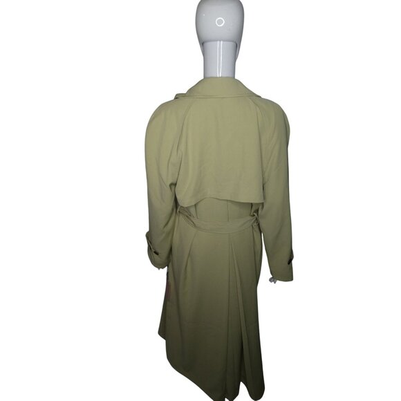 Avec Les Filles Beige Relaxed Duster‎ Trench Coat Women's Size L - Picture 8 of 12